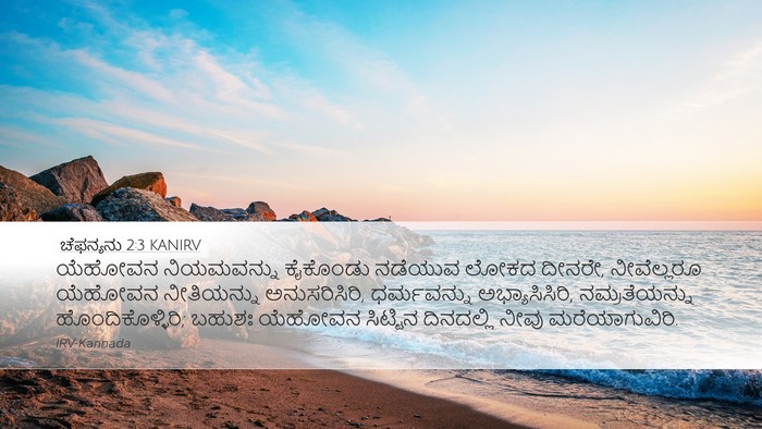 ಚೆಫನ್ಯನು 2:3 KANIRV Bible Verse Image
