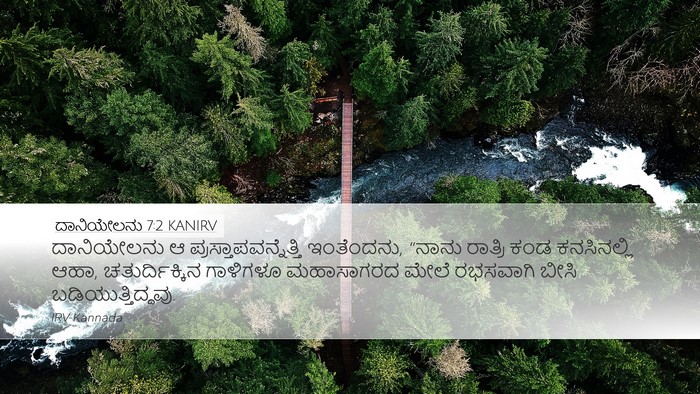ದಾನಿಯೇಲನು 7:2 KANIRV Bible Verse Image