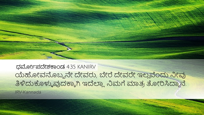 ಧರ್ಮೋಪದೇಶಕಾಂಡ 4:35 KANIRV Bible Verse Image