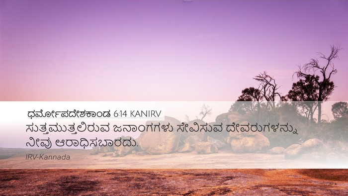 ಧರ್ಮೋಪದೇಶಕಾಂಡ 6:14 KANIRV Bible Verse Image