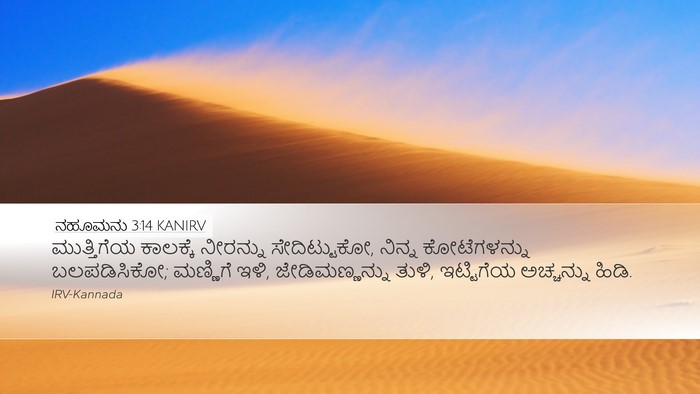 ನಹೂಮನು 3:14 KANIRV Bible Verse Image