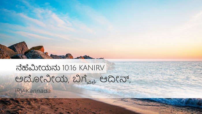ನೆಹೆಮೀಯನು 10:16 KANIRV Desktop Wallpaper - ಅದೋನೀಯ, ಬಿಗ್ವೈ, - Desktop Bible Verse Wallpaper