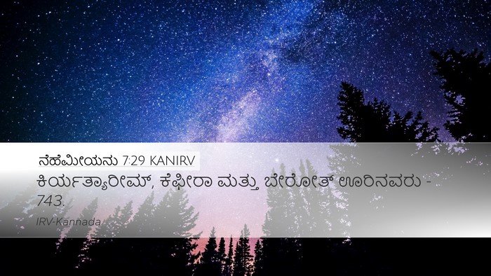 ನೆಹೆಮೀಯನು 7:29 KANIRV Bible Verse Image