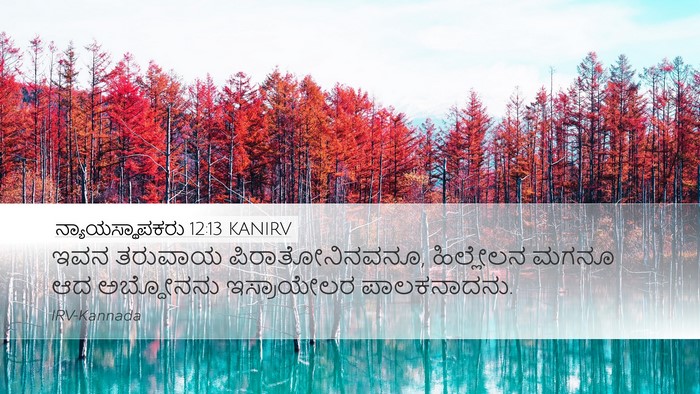 ನ್ಯಾಯಸ್ಥಾಪಕರು 12:13 KANIRV Bible Verse Image