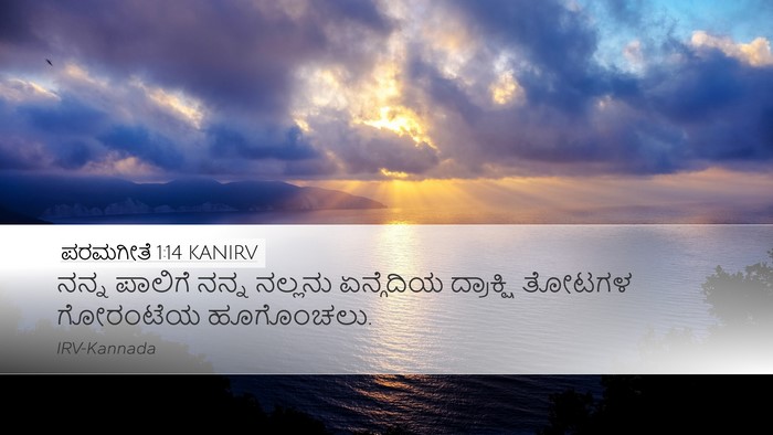 ಪರಮಗೀತೆ 1:14 KANIRV Bible Verse Image