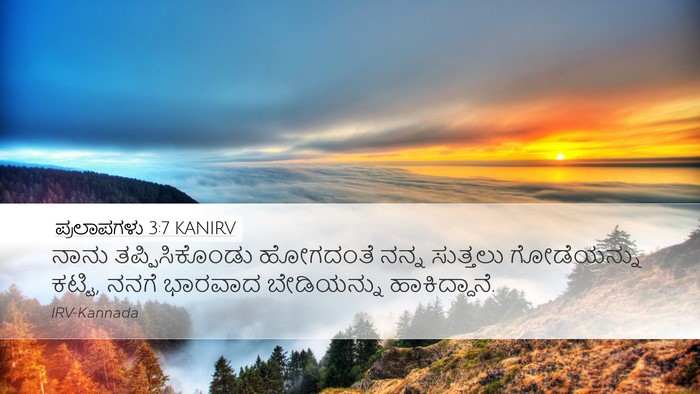 ಪ್ರಲಾಪಗಳು 3:7 KANIRV Bible Verse Image