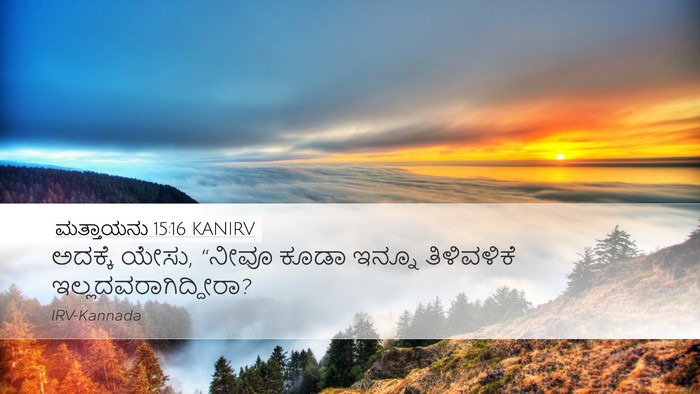 ಮತ್ತಾಯನು 15:16 KANIRV Bible Verse Image