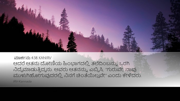 ಮಾರ್ಕನು 4:38 KANIRV Bible Verse Image