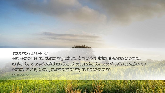 ಮಾರ್ಕನು 9:20 KANIRV Bible Verse Image