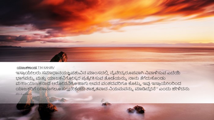 ಯಾಜಕಕಾಂಡ 7:34 KANIRV Bible Verse Image