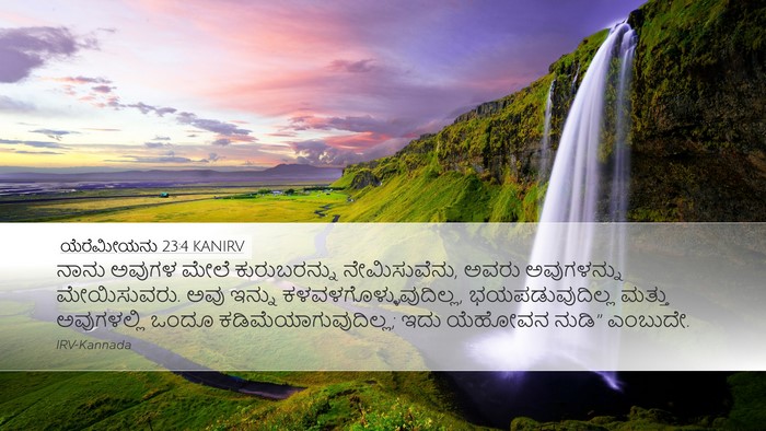 ಯೆರೆಮೀಯನು 23:4 KANIRV Bible Verse Image