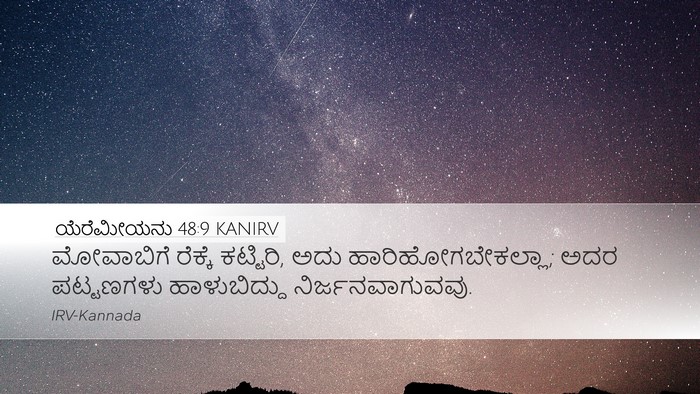 ಯೆರೆಮೀಯನು 48:9 KANIRV Desktop Wallpaper - ಮೋವಾಬಿಗೆ ರೆಕ್ಕೆ - Desktop Bible Verse Wallpaper