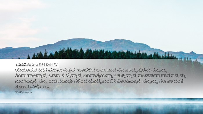 ಯೆರೆಮೀಯನು 51:34 KANIRV Bible Verse Image