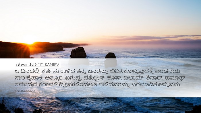 ಯೆಶಾಯನು 11:11 KANIRV Bible Verse Image