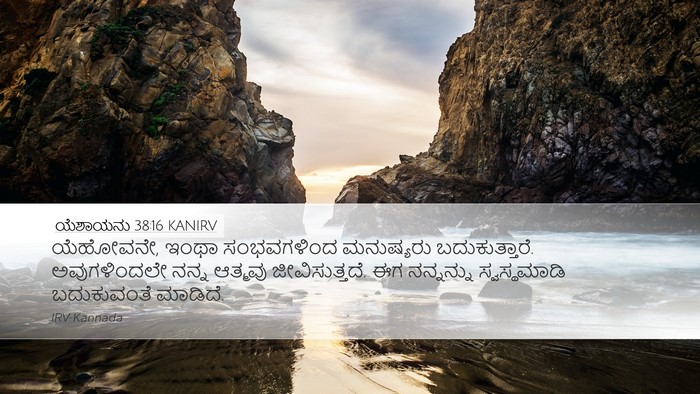 ಯೆಶಾಯನು 38:16 KANIRV Bible Verse Image