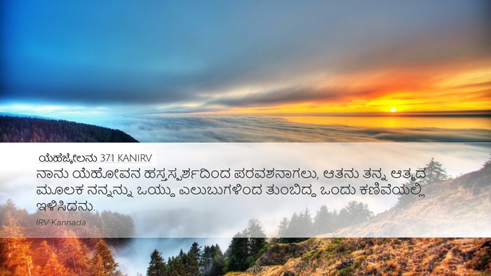 ಯೆಹೆಜ್ಕೇಲನು 37:1 KANIRV Bible Verse Image