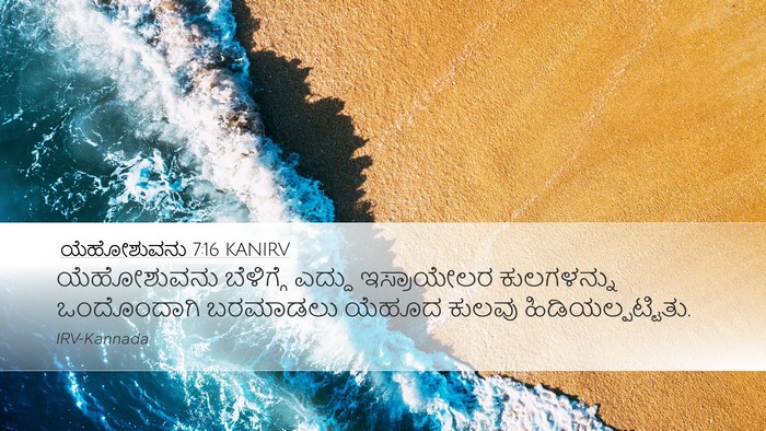ಯೆಹೋಶುವನು 7:16 KANIRV Desktop Wallpaper - ಯೆಹೋಶುವನು - Desktop Bible Verse Wallpaper