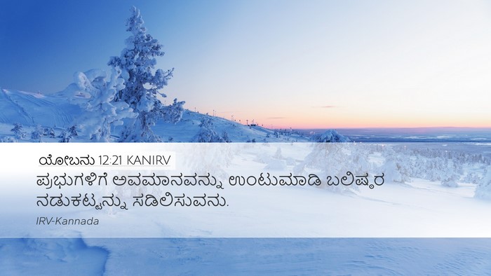 ಯೋಬನು 12:21 KANIRV Bible Verse Image