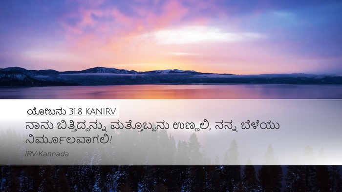ಯೋಬನು 31:8 KANIRV Bible Verse Image