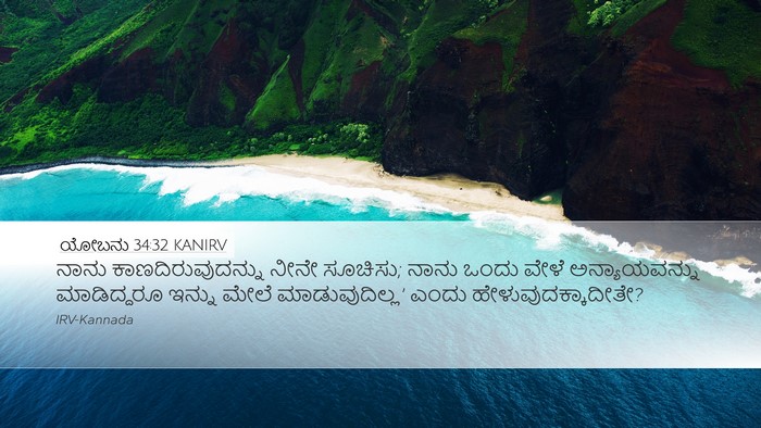 ಯೋಬನು 34:32 KANIRV Bible Verse Image