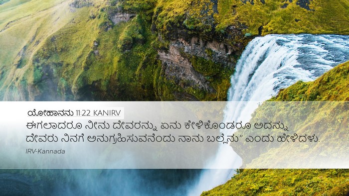 ಯೋಹಾನನು 11:22 KANIRV Bible Verse Image