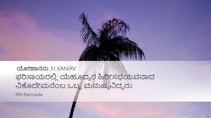 ಯೋಹಾನನು 3:1 KANIRV Bible Verse Image