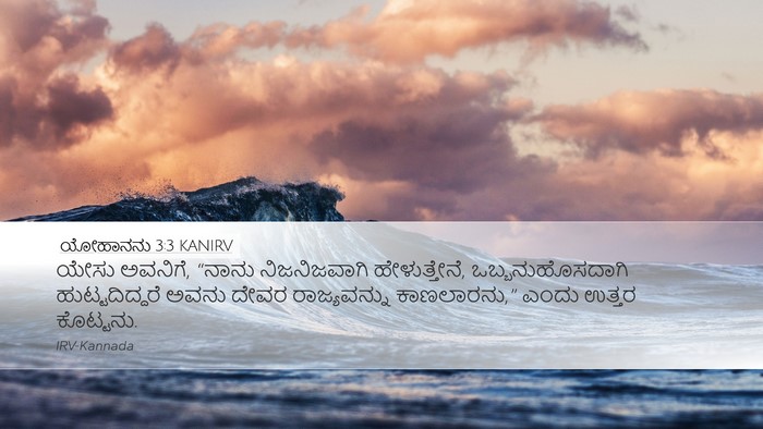 ಯೋಹಾನನು 3:3 KANIRV Bible Verse Image