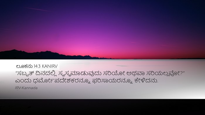 ಲೂಕನು 14:3 KANIRV Bible Verse Image