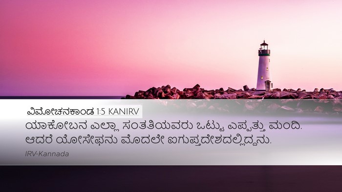ವಿಮೋಚನಕಾಂಡ 1:5 KANIRV Bible Verse Image