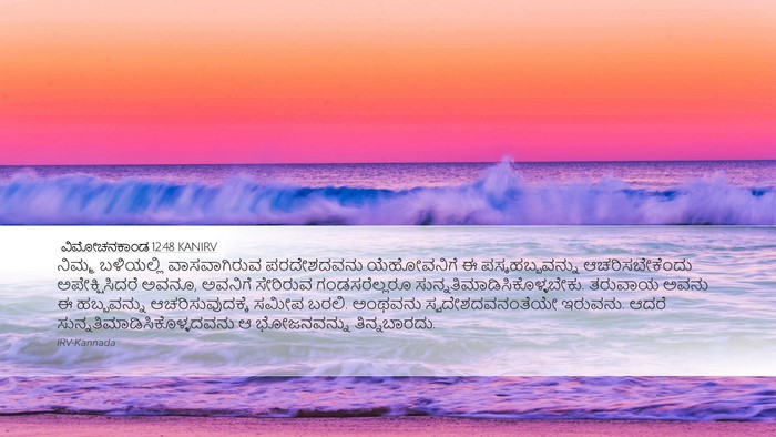 ವಿಮೋಚನಕಾಂಡ 12:48 KANIRV Bible Verse Image