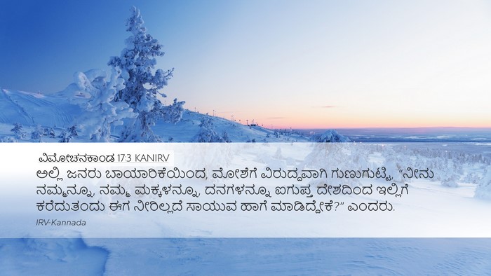 ವಿಮೋಚನಕಾಂಡ 17:3 KANIRV Bible Verse Image