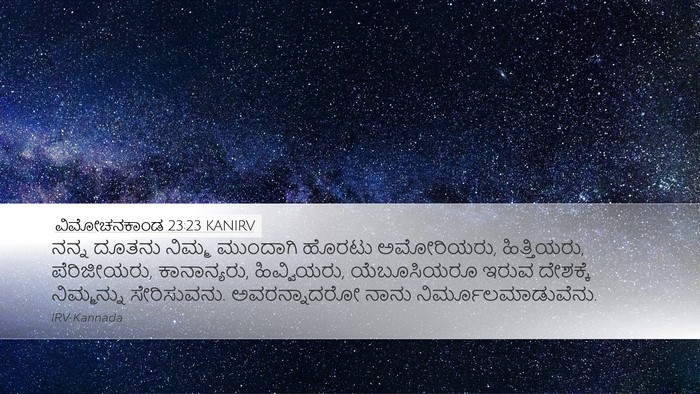 ವಿಮೋಚನಕಾಂಡ 23:23 KANIRV Bible Verse Image