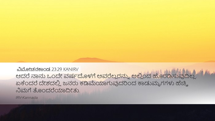 ವಿಮೋಚನಕಾಂಡ 23:29 KANIRV Bible Verse Image