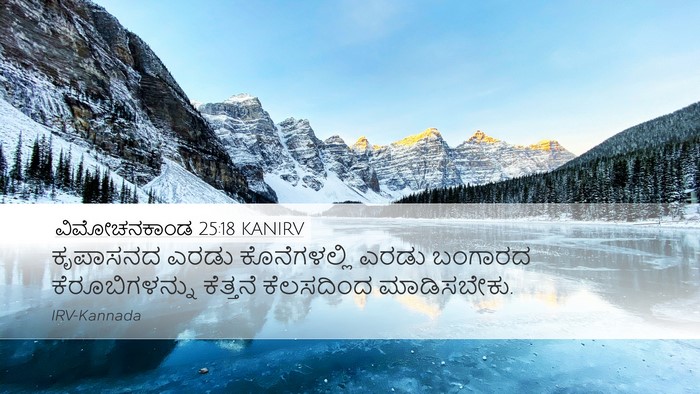 ವಿಮೋಚನಕಾಂಡ 25:18 KANIRV Bible Verse Image