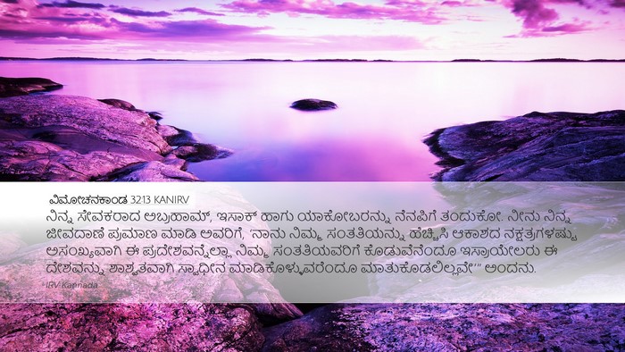 ವಿಮೋಚನಕಾಂಡ 32:13 KANIRV Bible Verse Image