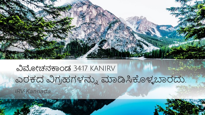 ವಿಮೋಚನಕಾಂಡ 34:17 KANIRV Bible Verse Image