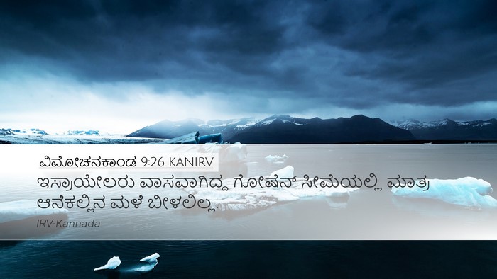 ವಿಮೋಚನಕಾಂಡ 9:26 KANIRV Bible Verse Image