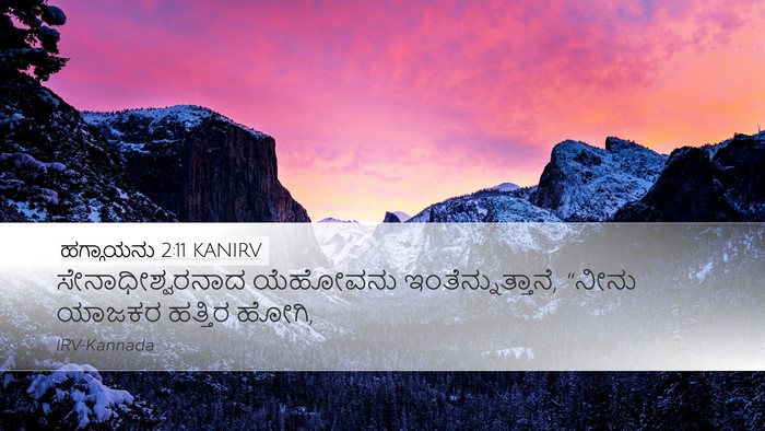 ಹಗ್ಗಾಯನು 2:11 KANIRV Bible Verse Image