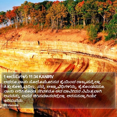 1 ಅರಸುಗಳು 11:34 KANIRV Bible Verse Image