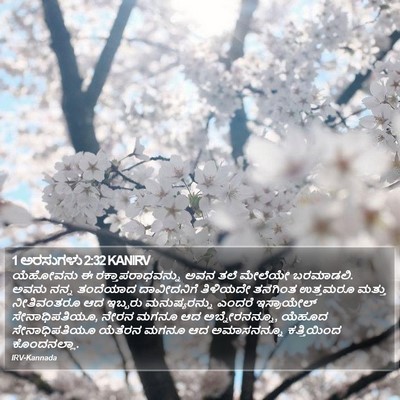 1 ಅರಸುಗಳು 2:32 KANIRV Bible Verse Image
