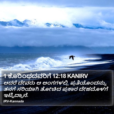 1 ಕೊರಿಂಥದವರಿಗೆ 12:18 KANIRV Bible Verse Image