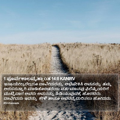 1 ಪೂರ್ವಕಾಲವೃತ್ತಾಂತ 14:8 KANIRV Bible Verse Image