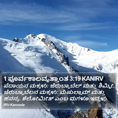 1 ಪೂರ್ವಕಾಲವೃತ್ತಾಂತ 3:19 KANIRV Bible Verse Image