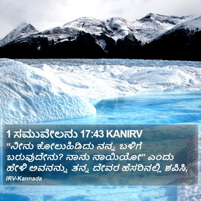 1 ಸಮುವೇಲನು 17:43 KANIRV Bible Verse Image