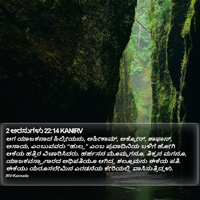 2 ಅರಸುಗಳು 22:14 KANIRV Bible Verse Image