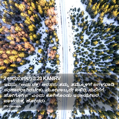 2 ಅರಸುಗಳು 3:23 KANIRV Bible Verse Image