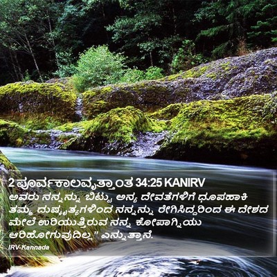 2 ಪೂರ್ವಕಾಲವೃತ್ತಾಂತ 34:25 KANIRV Bible Verse Image