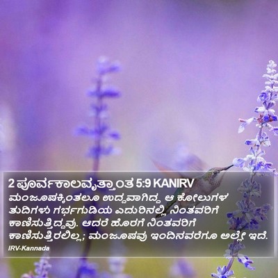 2 ಪೂರ್ವಕಾಲವೃತ್ತಾಂತ 5:9 KANIRV Bible Verse Image