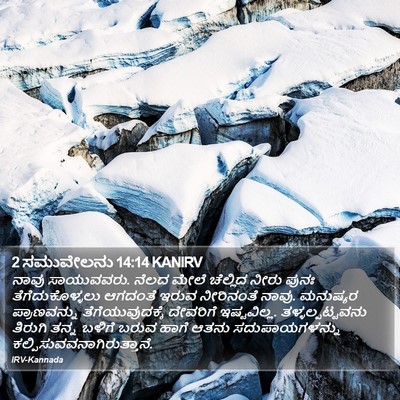 2 ಸಮುವೇಲನು 14:14 KANIRV Bible Verse Image