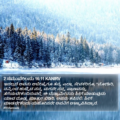 2 ಸಮುವೇಲನು 16:11 KANIRV Bible Verse Image